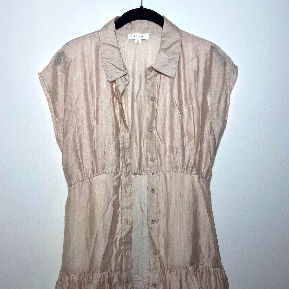 Brand New Mod Ref Light Pink Peasant Dress